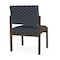 Lesro Lenox Armless Guest Chair, 22.5 in W 24.5 in L 32 in H LS1102 - alternate 3